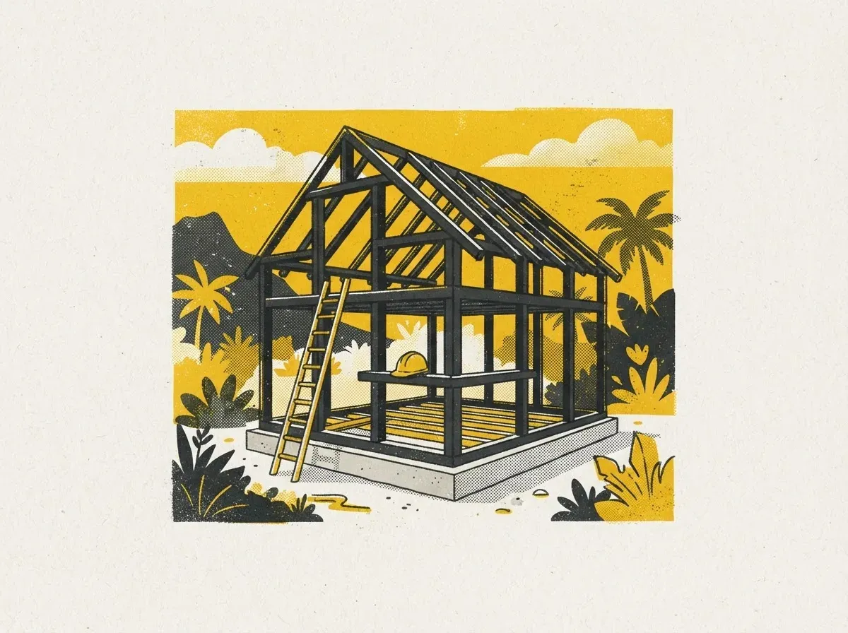 Illustration : constructeurs de maisons