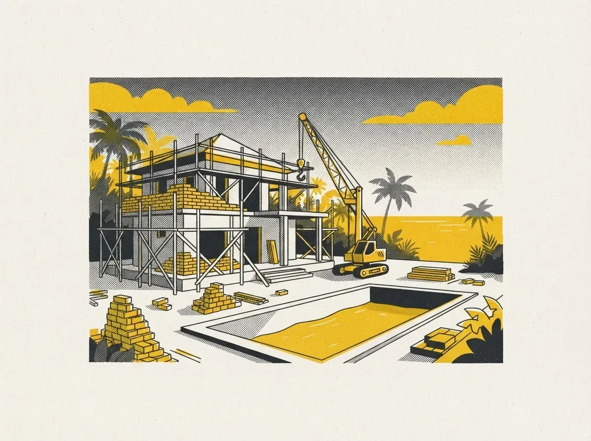 Illustration : construction et maison